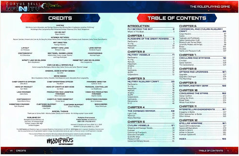 Modiphius Entertainment Infinity: Ships of The Human Sphere RPG Book for Roleplaying
