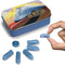 Mercury Deluxe Train Set Board Game | Miniatures for Ticket to Ride and Other Family and Adult Games (Blue)
