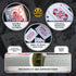 Infinitum Ghost Playing Cards - White & Red Deck with FREE Card Game eBook - Premium Standard Size