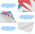 SyXIOP 28" 52" Red Blue White Geometric Cooling Baby Waterproof Crib Mattress Protector x Reusable Bed Pads Washable
