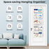 Closet 5-Tier Clastyle Flower Over the Door Organizer Leaf Nursery Hanging Storage Organizer for Women Girls Clothes