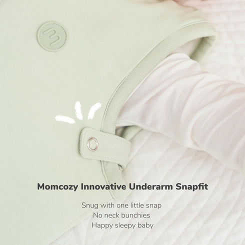 Momcozy 0-6 1.5 Sleep Sack for Baby Months, TOG Baby Wearable Blanket with Supportive Plush Filling, Two-Way Zipper