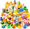 JOYIN 15 Pcs Rubber Ducks, Random Assortment Ducks Bulk with Mesh Carry