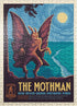 MyPuzzle Legends of The National Parks: Vintage Poster of New River Gorge's Mothman, 500 Piece Jigsaw Puzzle
