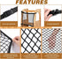 Lontcs Toddler Safety Net,Toddler Safety Net for Enhanced Safety and Convenience,Double-Layer Design with Storage