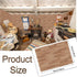 Furbeko 35 Pcs Miniature Dollhouse Wallpaper Self-Adhesive Mini DIY Floorboards Wall Paper Real Life DIY Decoration