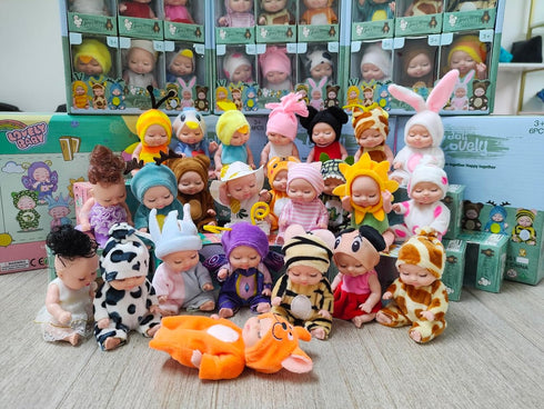 Mini Rebirth Doll Gift Box - Miniature Doll for Kids Over 3 Years Old (Style C)
