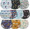 EZ Moms 10 Pack Cloth Diaper Cover for Boys Reusable Rubber Pants