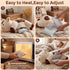 2-5 lbs 23" Mewaii Weighted Stuffed Animals for Adults & Kids, - Heatable Coolable Cow Plush, Microwavable Adjustable