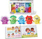 hand2mind Feelings Family Introductory Storybook and Plush Set, Toddler Emotions Books, Calm