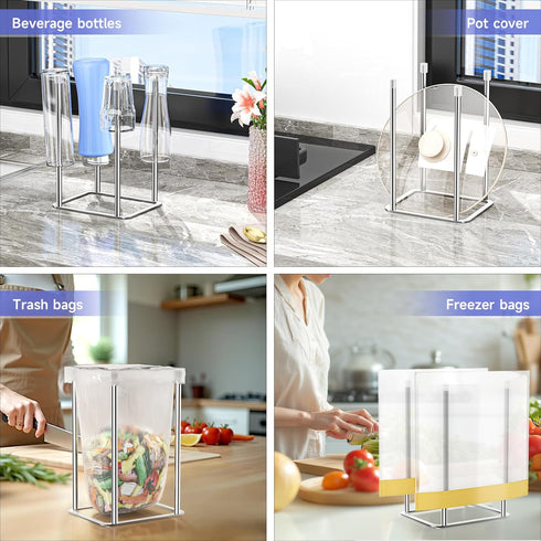 Countertop Water Bottle Drying Rack Reusable Bottle Rack Dryer Kitchen Stand Holder Metal Baby Bottle Drying Rack Water