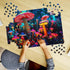 1000 Pieces Puzzle for Adults, Mushrooms Wooden Puzzle, Challenging Family Activity Gift, 29 x 20 in
