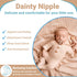 Button Me 6-18 2-Pack 6-18 ButtonMe Premium Soft Silicone Pacifiers Months BPA Free Baby Pacifier - of Comfortable