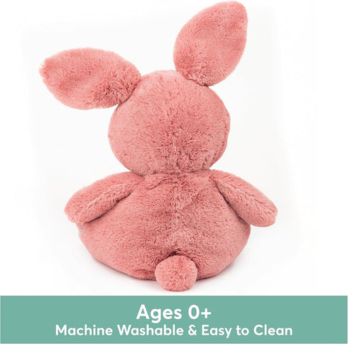 GUND Baby Oh So Snuggly Bunny Stuffed Animal, Dusty Rose Pink, 12.5" Toddler Toy