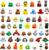53 3D PCS Animals Figures, Printed Animals Figurines, Articulated, Fidget Toys, Fun Party Favors for Kids, Goodie bag