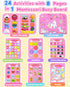 Walenty Busy Board Montessori Toys for Toddler Girl Birthday Gifts, Busy Book Sensory Learning Toys for Toddlers