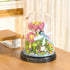HI-REEKE Flower Dragonfly Bouquet Building Block Set, Micro Mini Botanical Building Toy for Women, 568 PCS