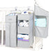 Orzbow 3-in-1 Hanging Diaper Organization Storage for Baby Essentials, Nursery Organizer and Baby Diaper Caddy, Light