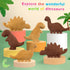 Andywoo Dino Chicken Plush Nuggets Pillow for Funny Birthday Gifts, Cute Funny Stuffed Animals Toy for Boy and Girl