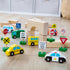 Melissa & Doug 6 Cars and 9 Traffic Signs Wooden Vehicles Set