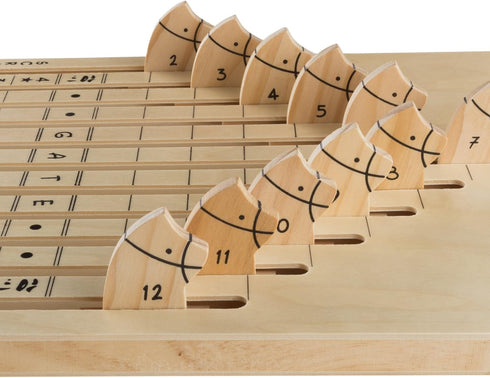 Hey! Play! Wooden Horse Race Game with Dice, Cards and Chips – Indoor and Outdoor Party Game