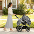 Mazeann Zebra Print White Black Car Seat Cover Baby Breathable Soft Infant Carseat Covers Canopies Babies Carrier