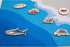 Montessori Land and Water Map with 25 Wooden Animals, Educational Geography and Zoology Mat for Kids 4-8
