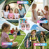 YUSSBCU 2 Pack 3-12, Walkie Talkies for Kids, Rechargeable Kids Video Walkie Talkies with Camera & Voice Changer, Long