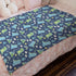 Dinosaur Rainbow Baby Blanket, Cartoon Dino Sun Stars Cactus Mountain, Soft Flannel Receiving Blanket 30x40