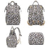 Yusudan Backpack Leopard Diaper Bag for Baby Boys Girls, Waterproof Large Nappy Bags for Mom & Dad