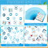 Fainne Ocean Bingo Game - 28 Players for Kids, Under Sea Creature Playing Cards, Educational Memory Group Games