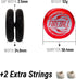 Yomega Fireball YoYo - High Performance Responsive Transaxle Yoyo for Advanced String Tricks + Extra Strings