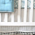 28w 52h 16d Crane Baby Wrap Around Bed Skirt for Crib, Cotton Crib Skirt for Boy's and Girl's Nursery, White, x x