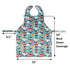 3 BIB-ON XL, Full-Coverage Bib and Apron Combination for Toddler, Kids Ages and Up. (Dinosaurs)