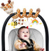 Stuffed Spiral Car Seat Baby Toys 6-12 Months, Infant Giraffe Sensory Toys