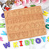 3 4 5 Alphabet Puzzle, Wooden Puzzles for Toddlers Year Old, ABC Letter Puzzle, Educational Learning Toys for Kids