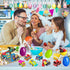 Atiger 18 PCS Easter Egg Fillers with Toys Inside, Easter Basket Stuffers for Toddlers Filled Pull Back Engineering