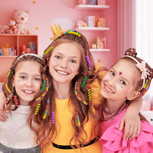 5 6 7 8 9 10 11 12 DIY Hair Braiding Machine with Beads - Kids Automatic Hair Styling Tool & Jewelry Maker Kit, Ideal