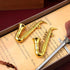 9 PCS Miniature Saxophone - Mini Saxophone Model for Dollhouse 1:12 Miniature Musical Instrument