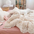 59X79'', 2-Layer AOJIM Kids Muslin Duvet Cover with Forest Themed Patterns, Pure Cotton Toddler Comforter Cover Ruffled