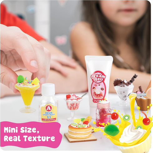 12 Set, Set 8-13, 8 9 10, Making Miniature Food Toys DIY, Resin Play, NOT Edible, Kitchen Mini Pretend Play Food