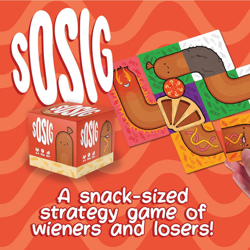 Joking Hazard Sosig Family Friendly Card Game for 2-4 Players, Travel Sized Game for Kids and Adults