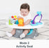 5-in-1 Smart Steps Explore N Play Activity to Booster Seat, Blue Safari Fun