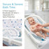 Kangnice 0-12 Premium Baby Bath Seat Support Net, Adjustable Non-Slip Infant Bathing Chair for Newborns Months