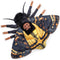 FRANKIEZHOU Simulation Deaths Head Hawk Moth Stuffed Animal - Yellow 25", Lifelike Plush Toy for Kids