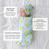 Set, Little Sleepies Swaddle & Hat Baby Swaddles Newborns, Soft Viscose from Bamboo Swaddle Blanket Wrap (Blue Cookies