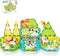 PicassoTiles 8 Character Farm Animal Toy Set with Magnetic Tiles, STEM Learning Kit for Kids Age 3+ PTQ17