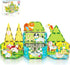 PicassoTiles 8 Character Farm Animal Toy Set with Magnetic Tiles, STEM Learning Kit for Kids Age 3+ PTQ17