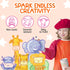 12 3-8 TinyGeeks Twistable Crayons - Non Toxic, Washable Crayons for Toddlers, Kids Ages - Easy To Hold - Perfect