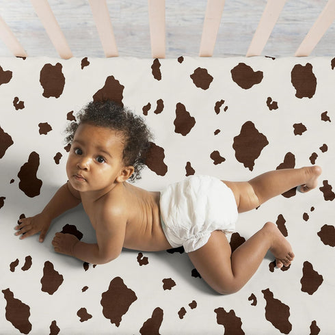 3-Piece Set Country, Sweet Jojo Designs Baby Crib Sheets (Western Cowboy) for Boys, Infant Nursery, Toddler Room